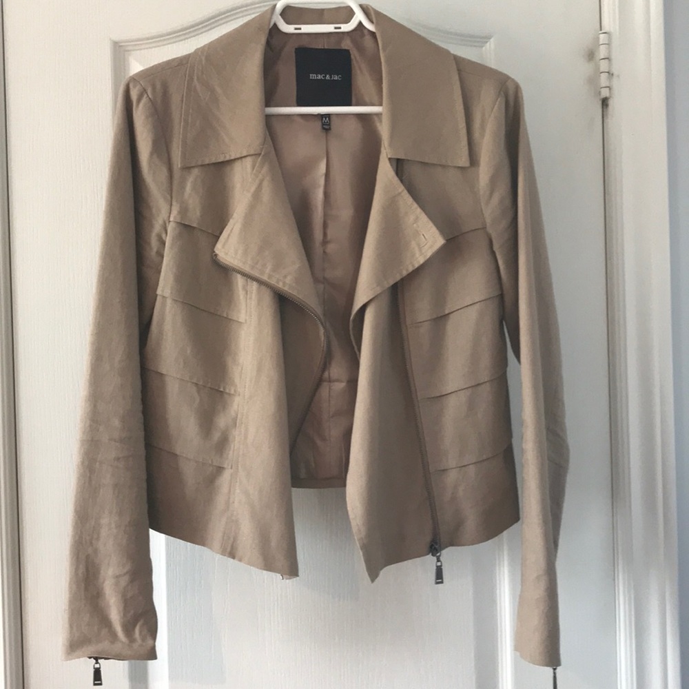 MAC & JAC linen jacket sz med - Picture 2 of 5